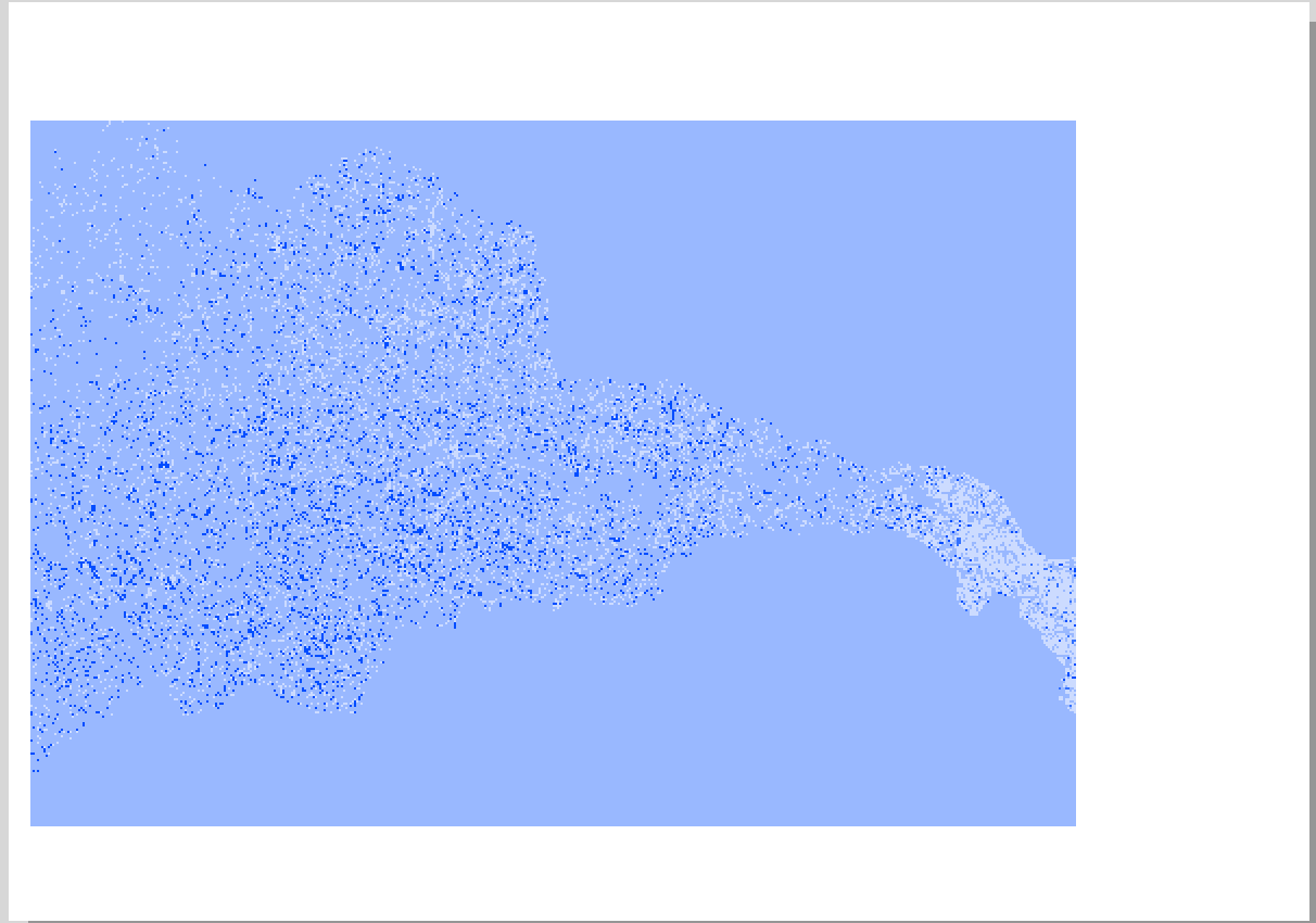 Screenshot of map layout object