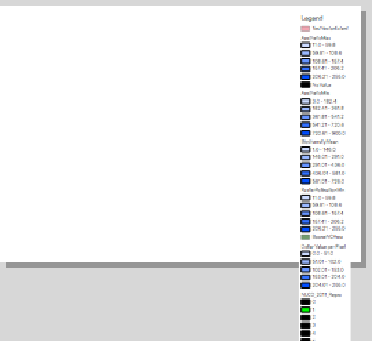 QGIS map layout with layers in legend