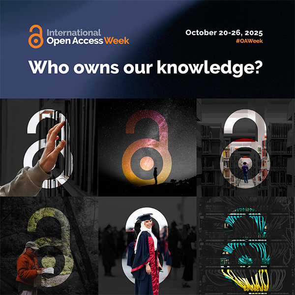Who owns our knowledge? Open access week: October 20-26, 2025. #OAWeek